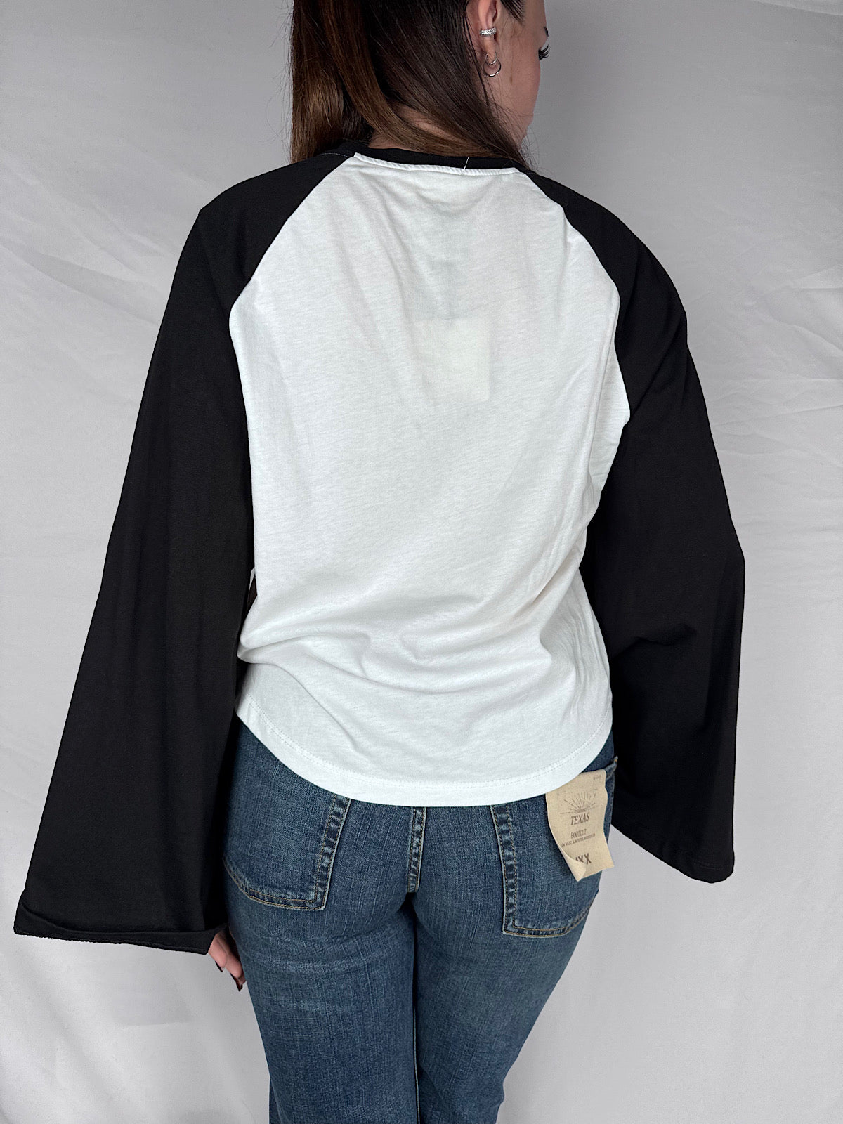 T-Shirt Bicolor Vicolo Bianco/Nero