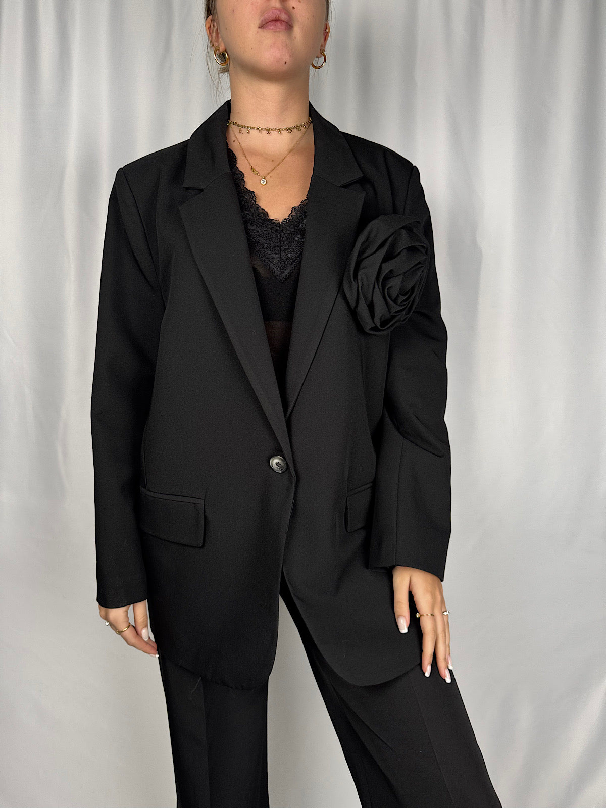 Giacca Over con Spilla