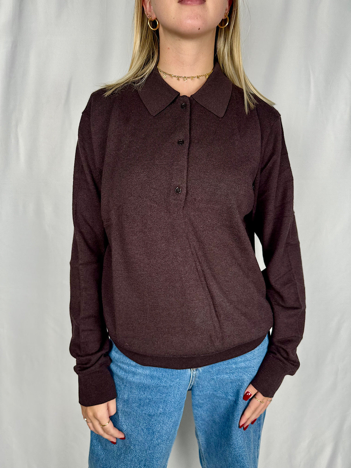 Polo in Lana Moro Vicolo