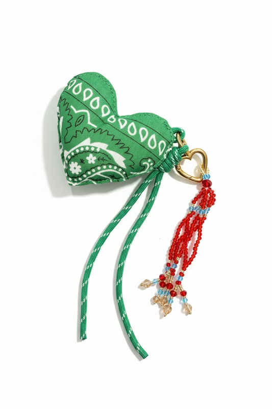 Portachiavi Cuore Vicolo Verde