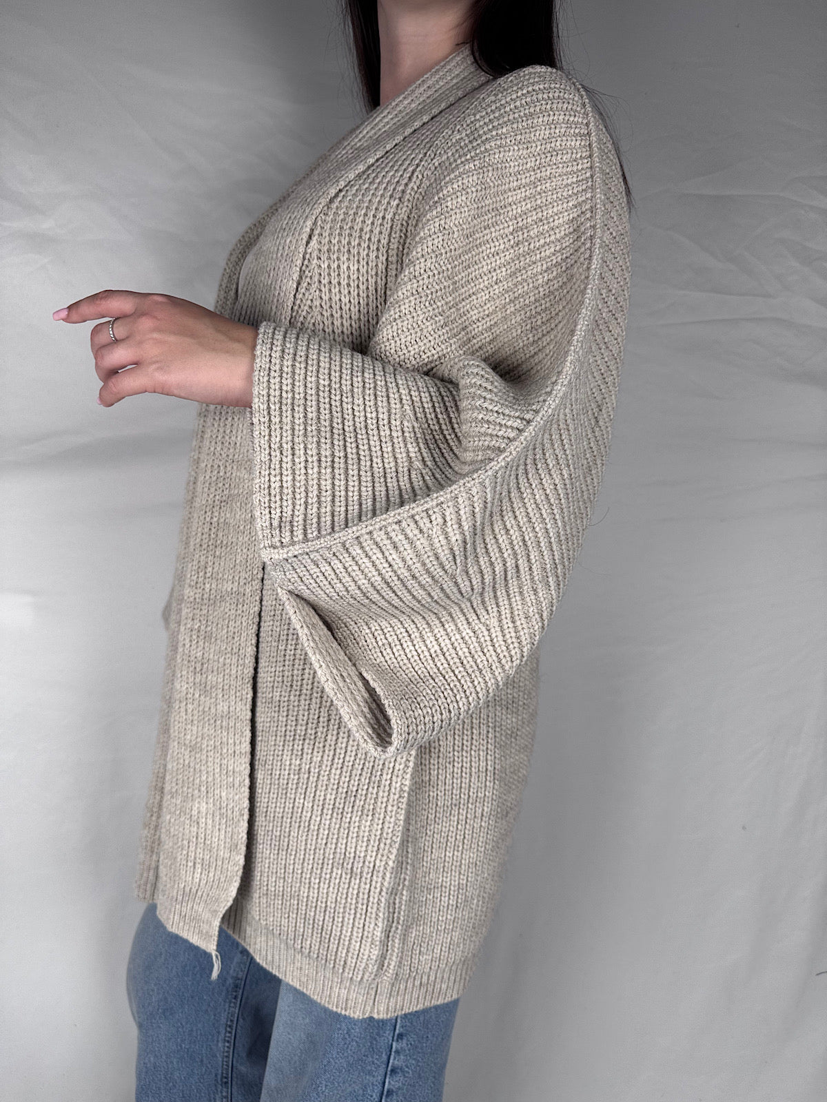 Cardigan Aperto Vicolo Beige