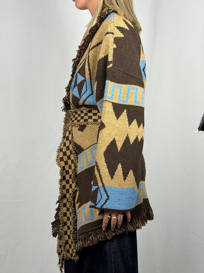 Cardigan Tensione-In Marrone