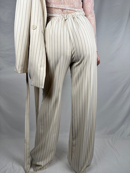 Completo Gessato Beige Armonia