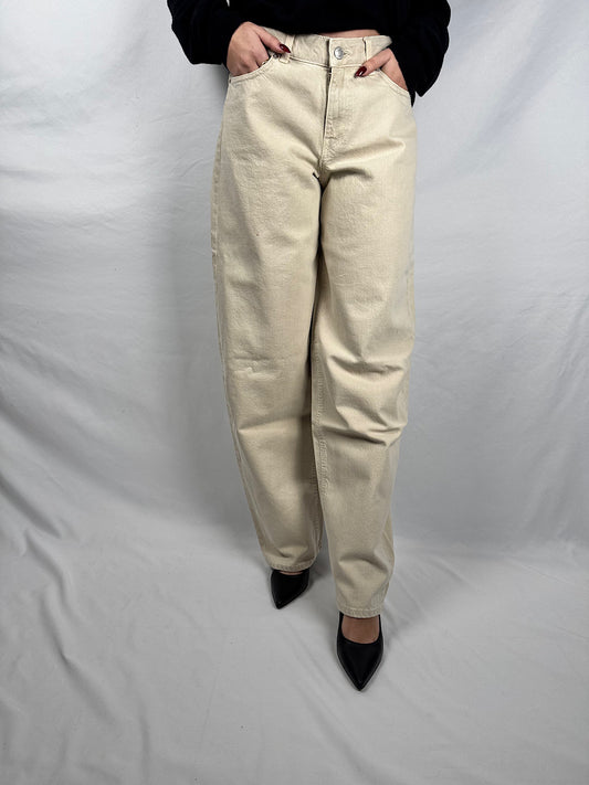 Jeans Barrel Fuji Beige JJXX