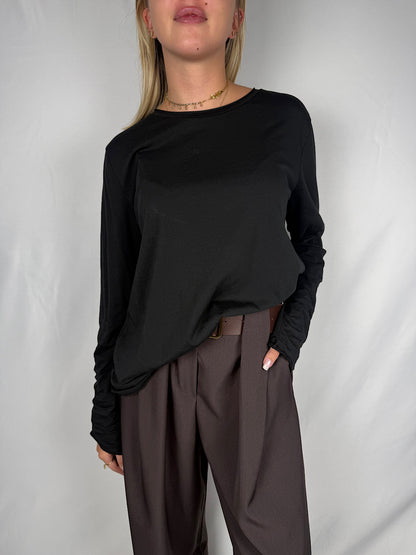 T-Shirt a Manica Lunga Armonia Nera