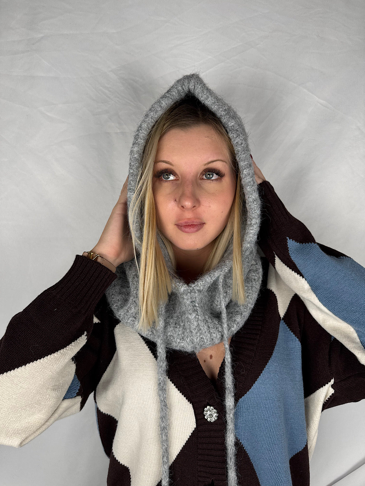 Balaclava JJXX Grigio