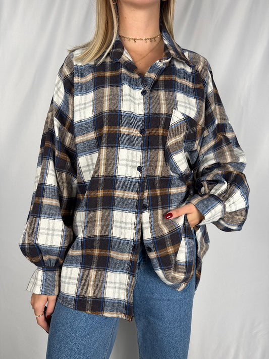 Camicia Check Moro/Panna Armonia