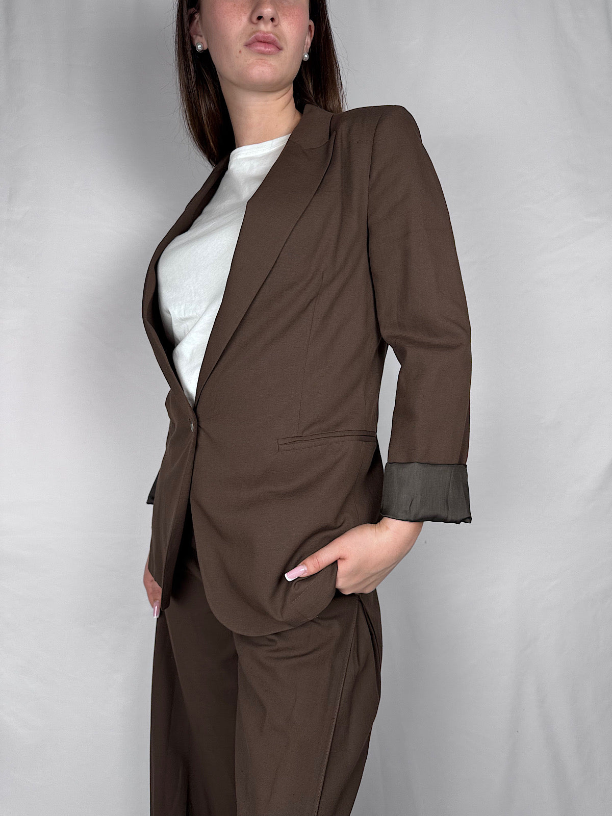 Giacca Blazer in Viscosa Lino Vicolo Moro