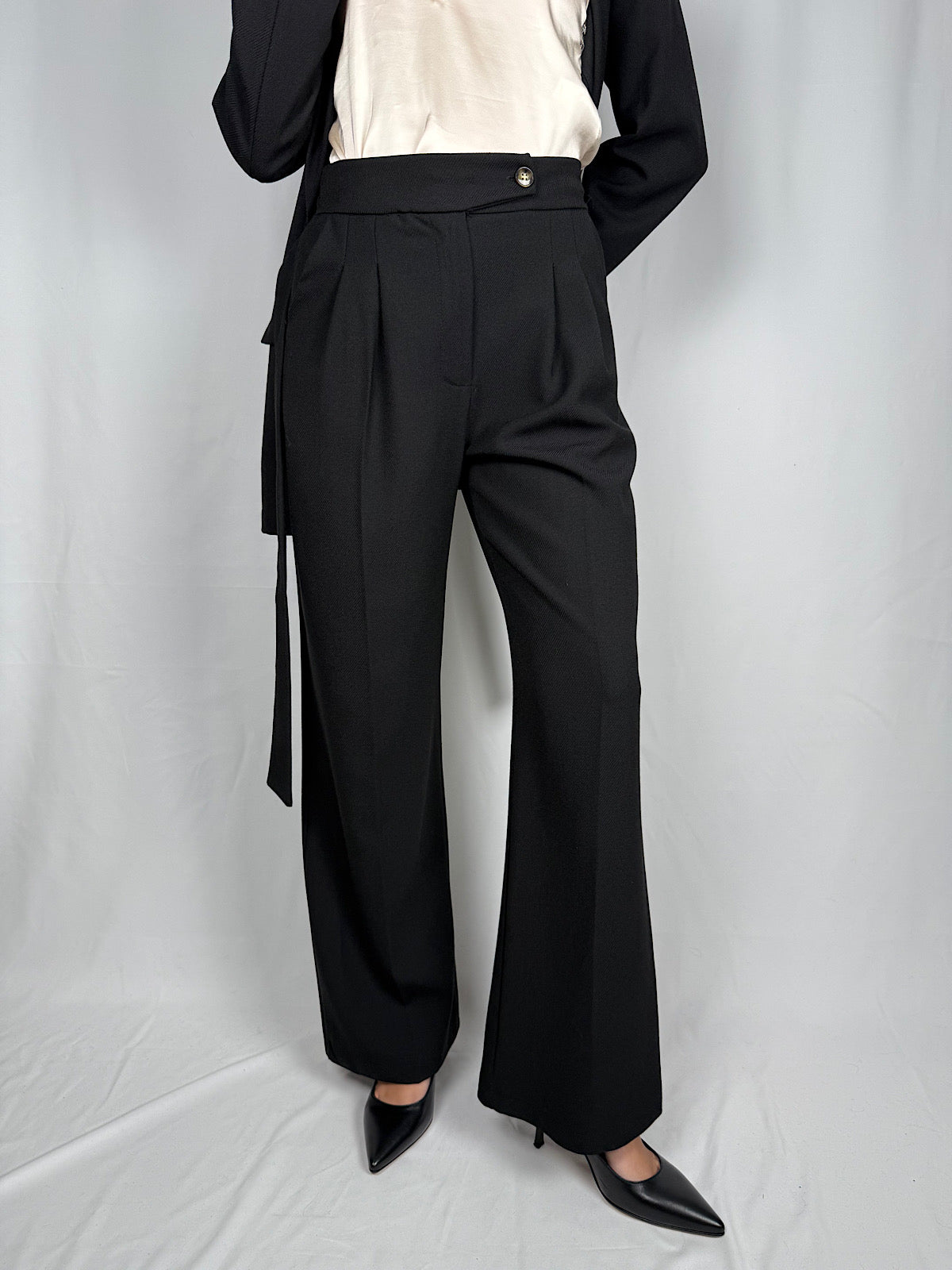 Pantalone Ampio Nero Armonia