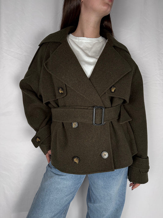 Cappotto Trench Corto Vicolo Army