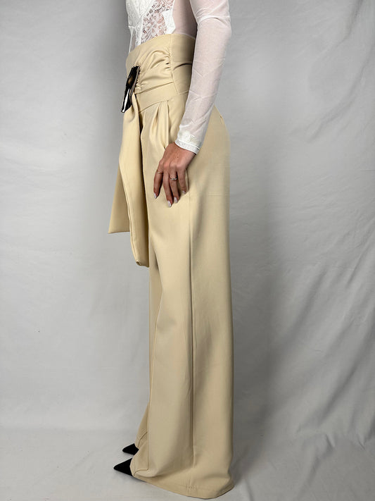 Pantalone Gioiello Beige Armonia