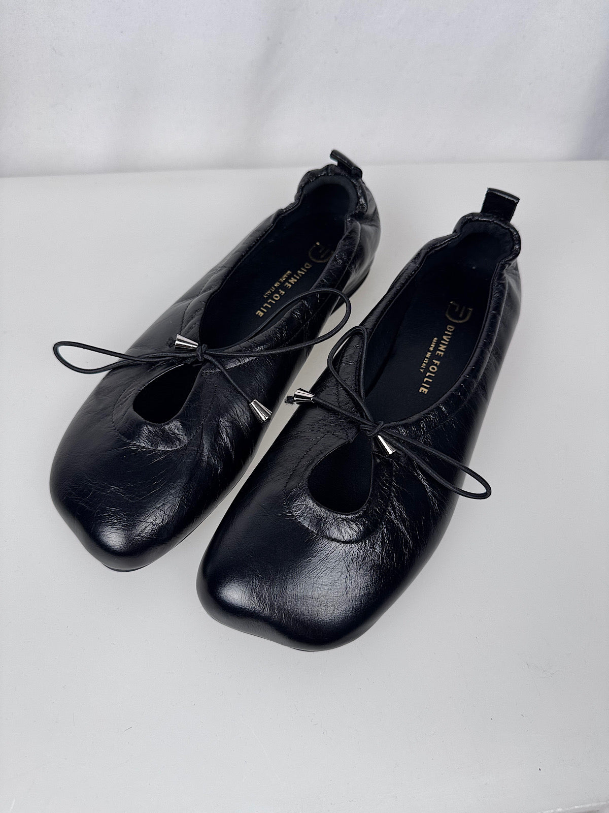 Ballerina in Pelle Divine Follie Nero