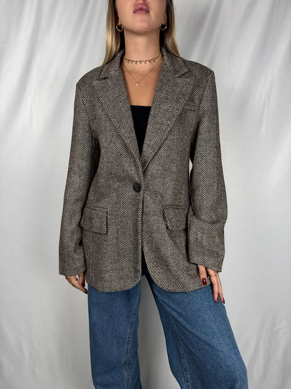 Giacca Spigata Marrone Armonia