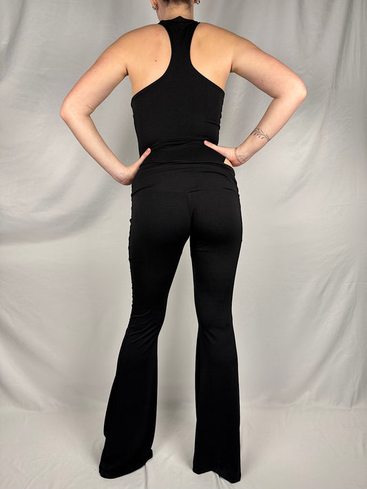 Tuta Intera Cut-out Nera Armonia