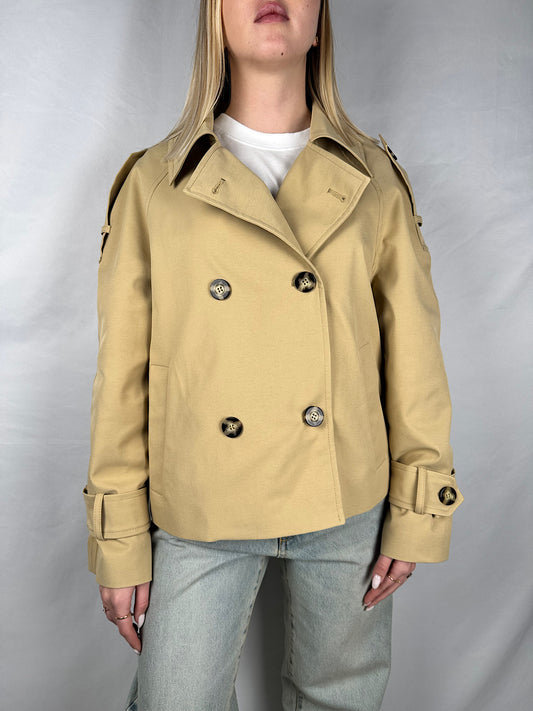 Trench Corto Cammello Vicolo
