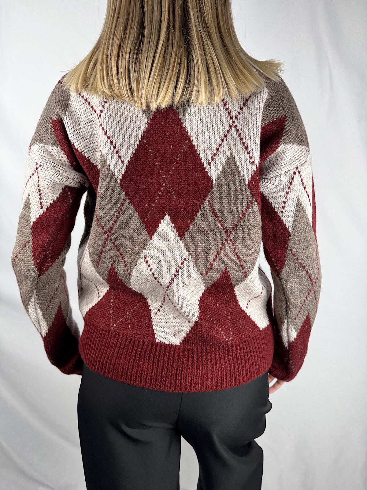 Maglia Rombi Bordeaux Armonia