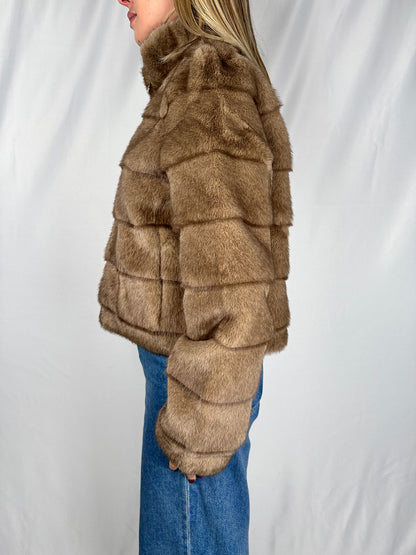 Eco-Pelliccia Marrone Armonia