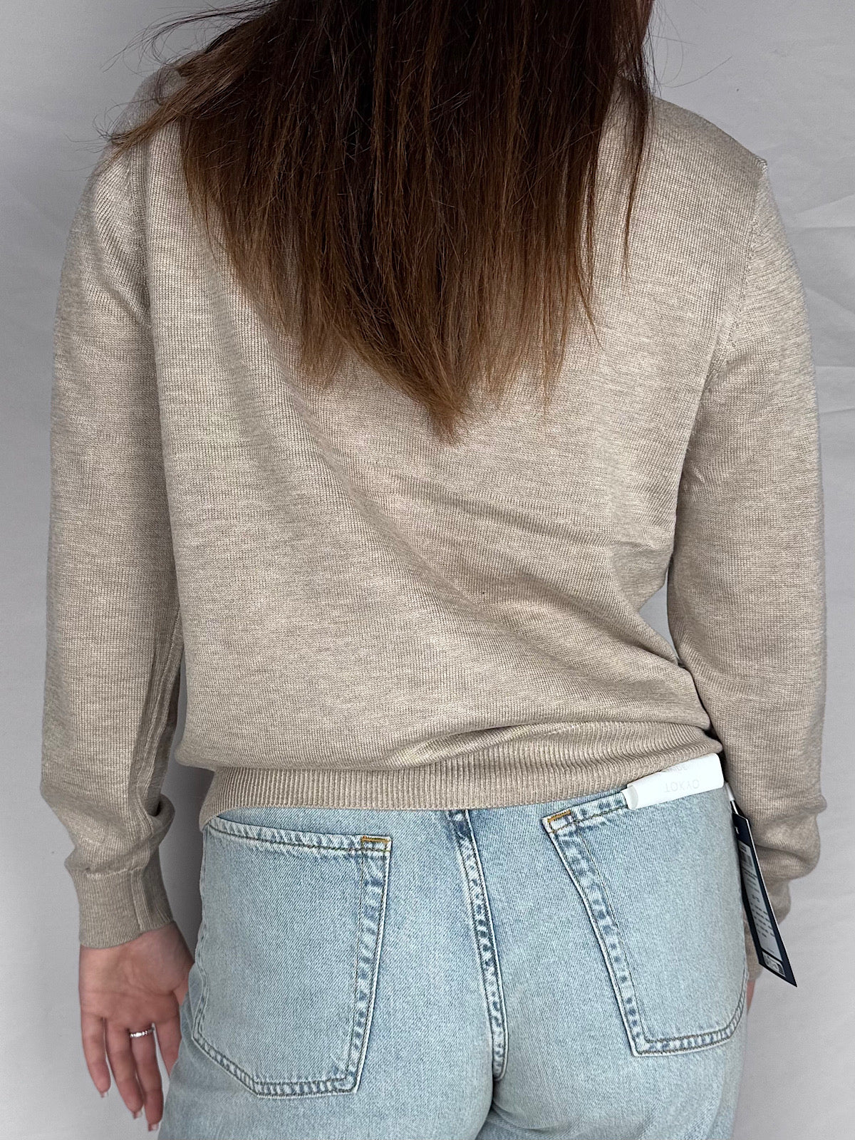 Cardigan Coreana Rombi Susy Mix Beige