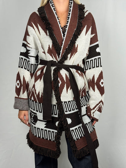 Cardigan Vicolo Marrone