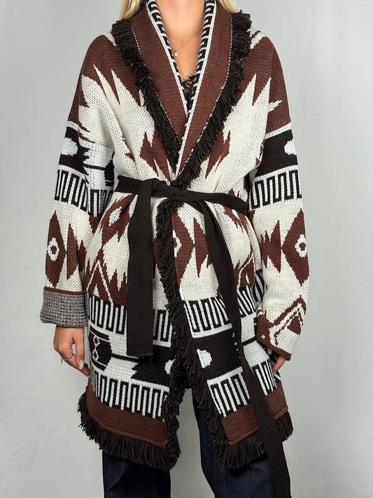 Cardigan Vicolo Marrone