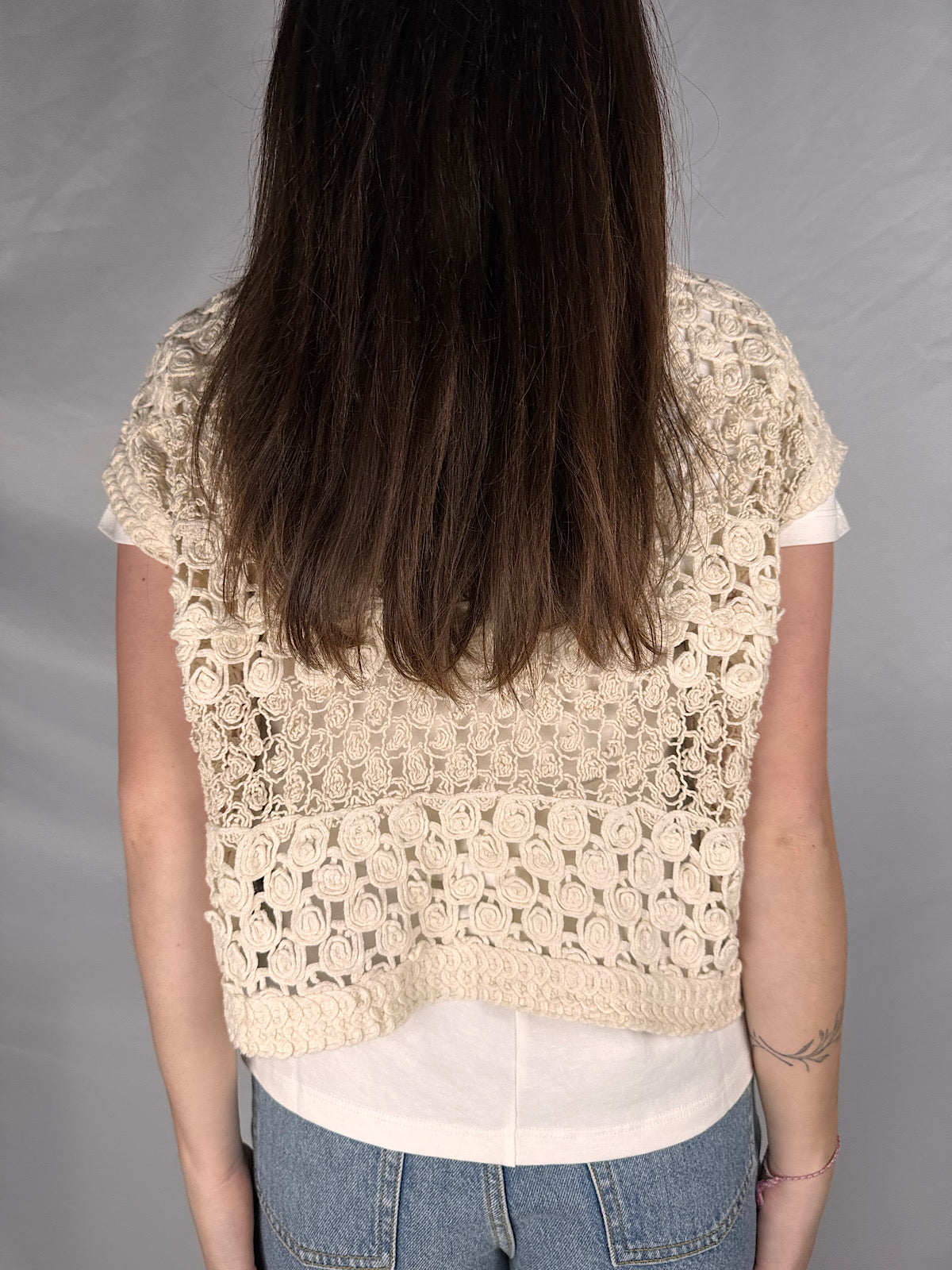 Maglia Crochet Susy Mix Latte