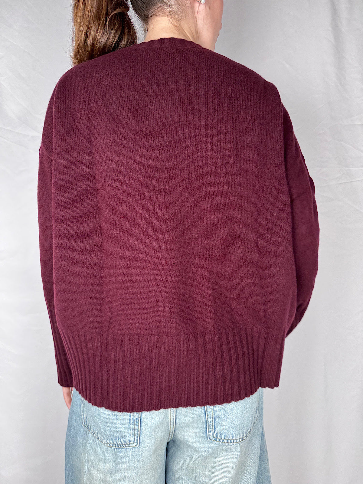 Maglia Girocollo Vicolo Bordeaux