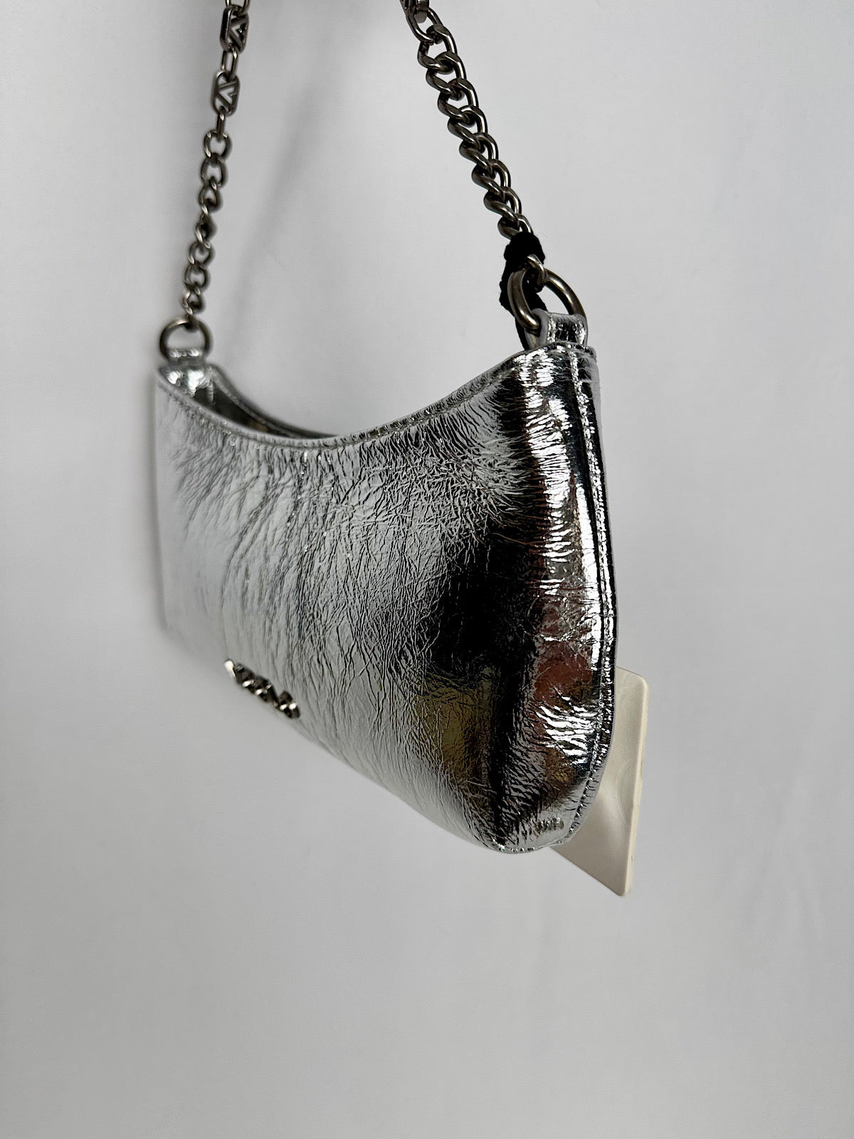 Borsa Metal Mirror Argento Vicolo