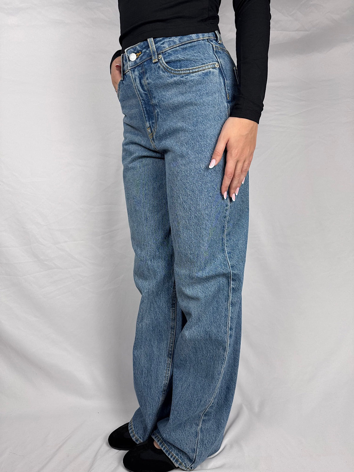 Jeans Tokyo Wide JJXX Medium Blue Denim
