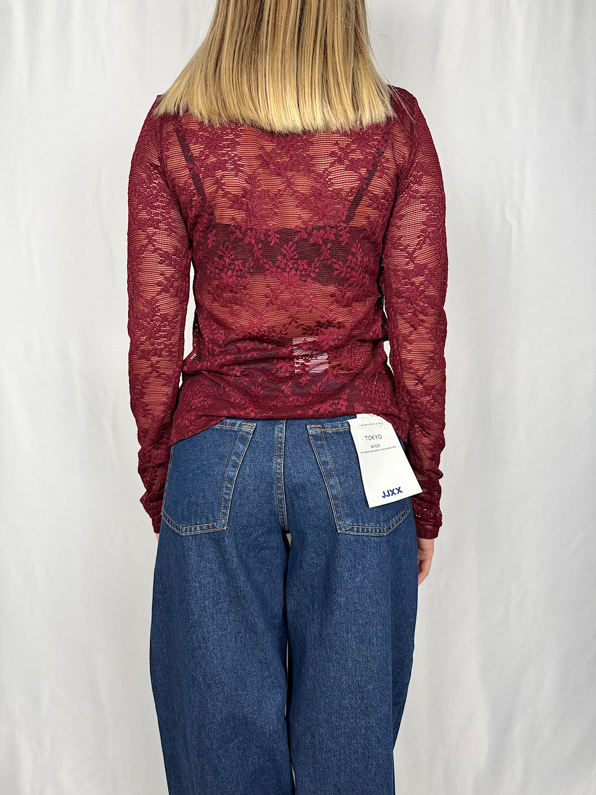 Maglia Pizzo Bordeaux Armonia