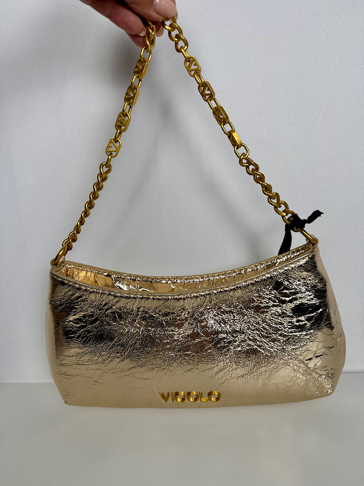 Borsa Metal Mirror Oro Vicolo