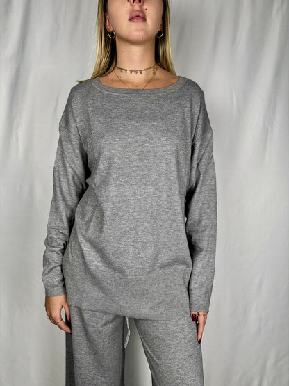 Maglia Grigio Melange MarkUp