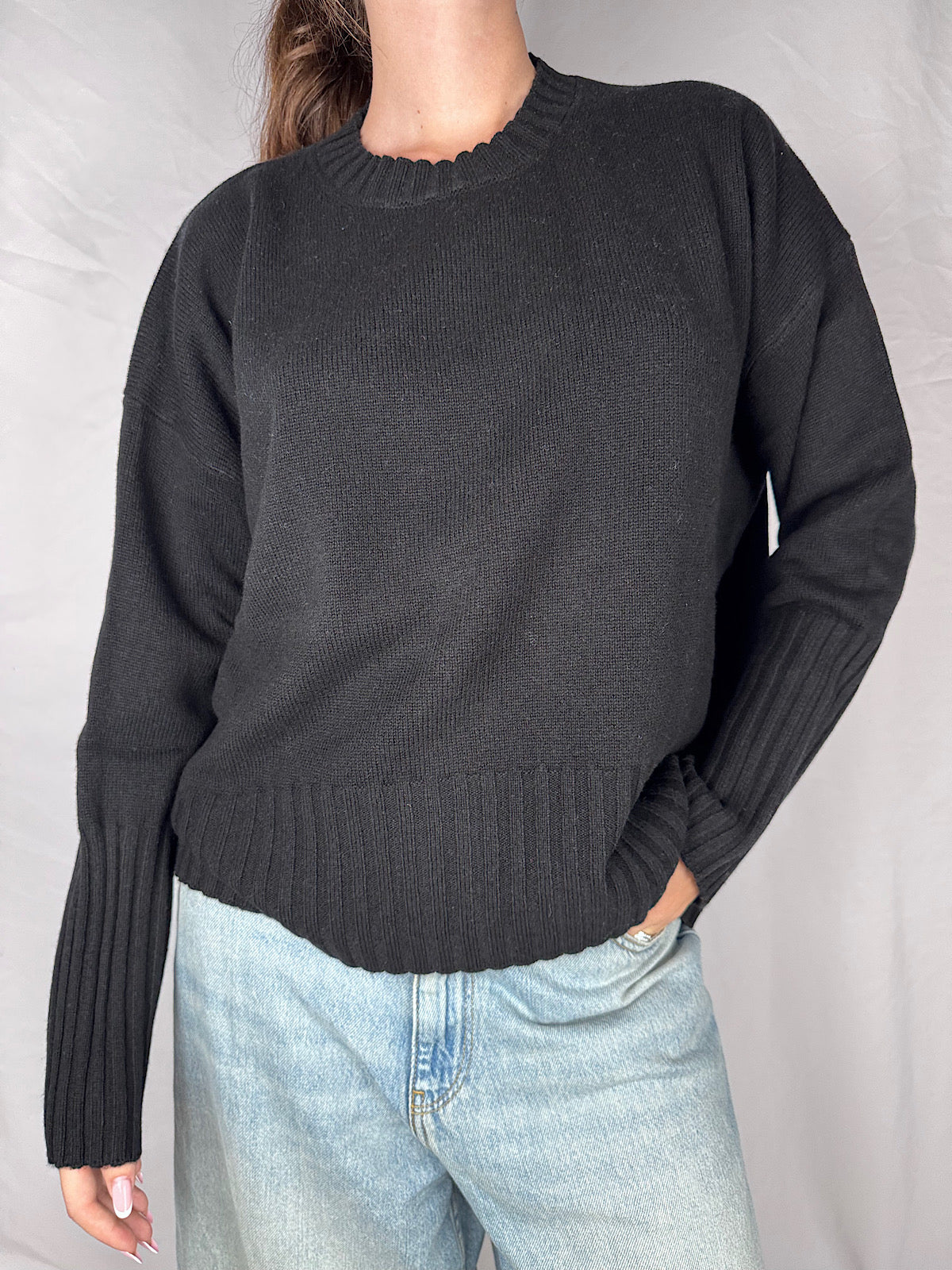Maglia Girocollo Vicolo Nero