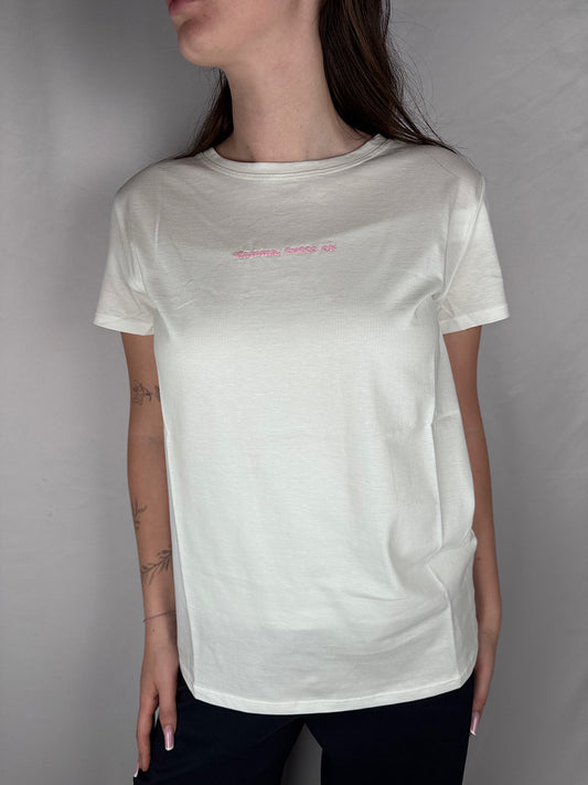 T-shirt Mamma Tutto Ok Vicolo Bianca
