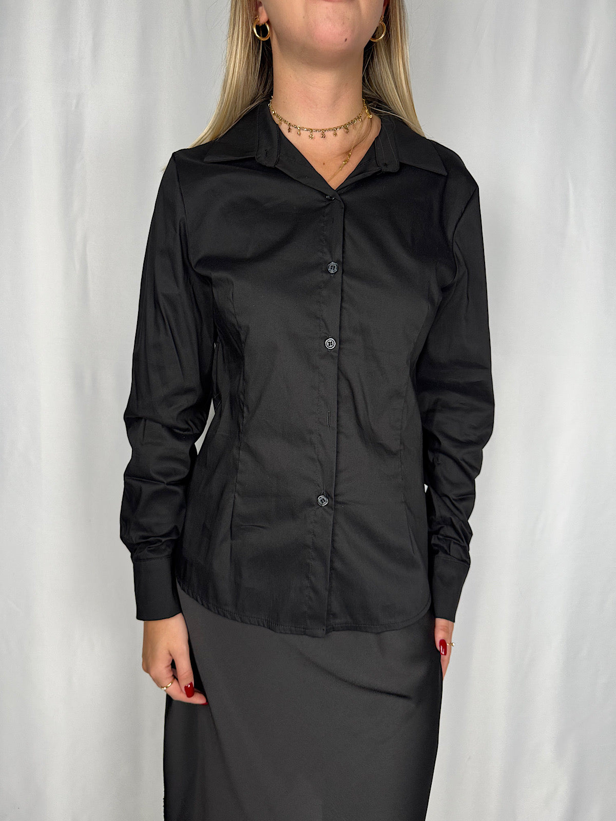 Camicia Basic Nero Armonia