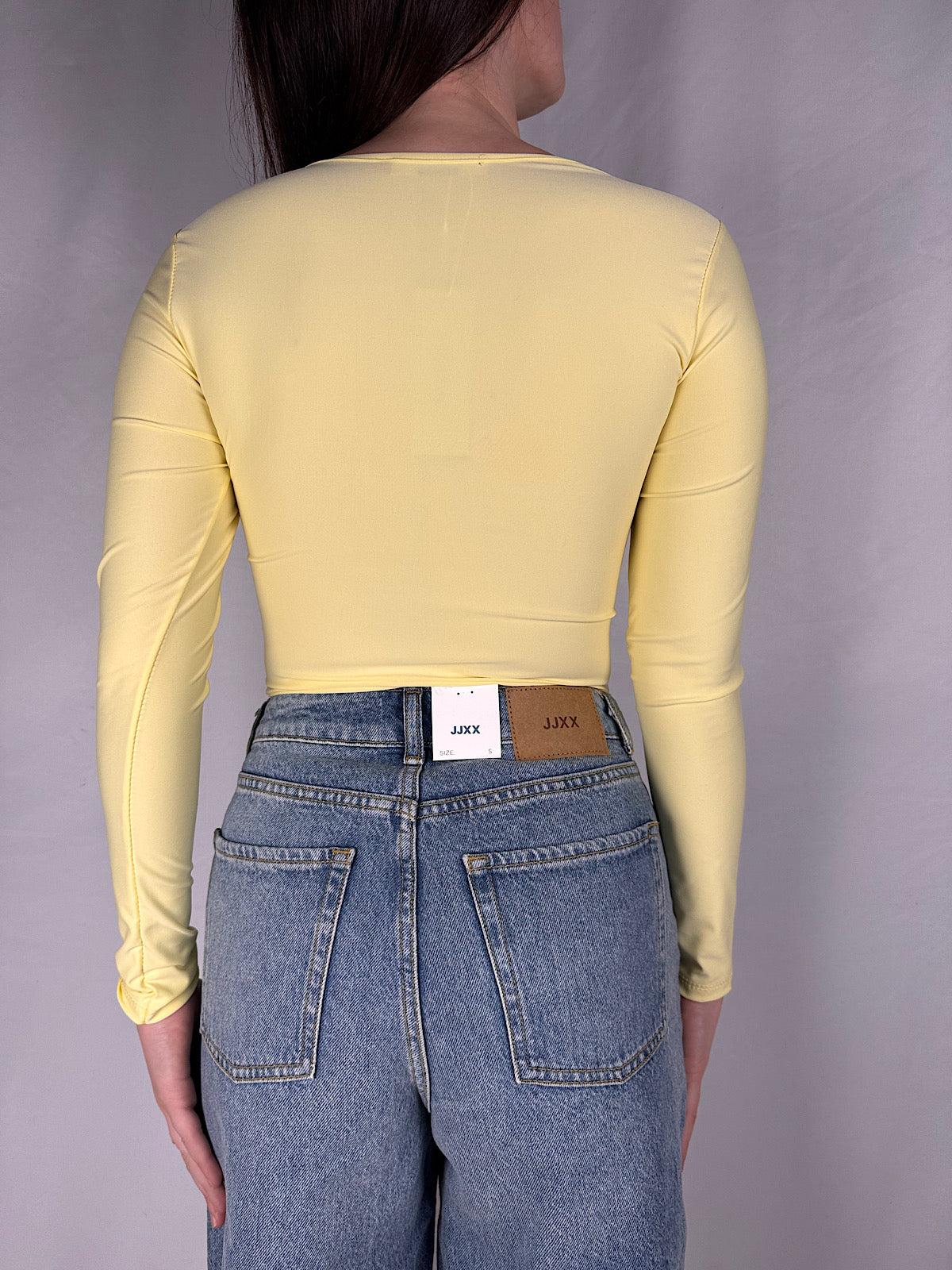 Body Scollo Quadro Armonia Giallo