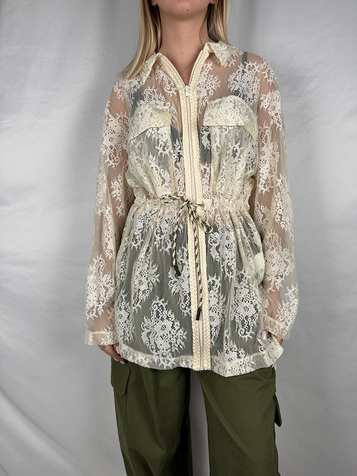 Camicia Sahariana Pizzo Vicolo Burro