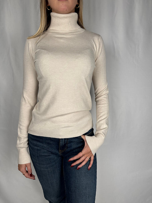 Maglia Dolcevita Panna Armonia