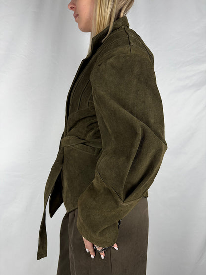 Giacca Kimono in Vera Pelle Vicolo Militare