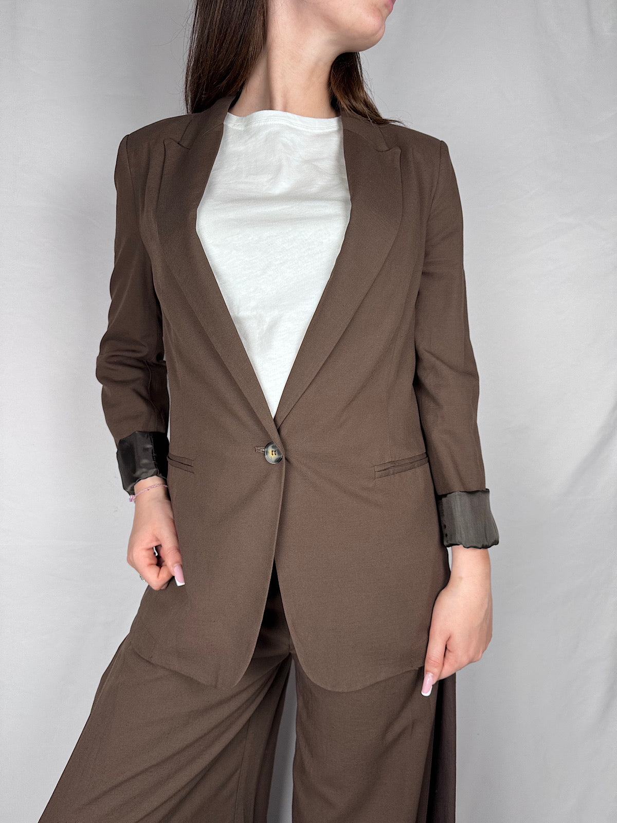 Giacca Blazer in Viscosa Lino Vicolo Moro