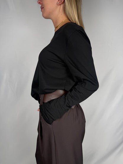 T-Shirt a Manica Lunga Armonia Nera