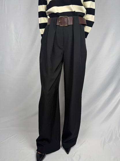 Pantalone Ampio con Cintura Armonia Nero