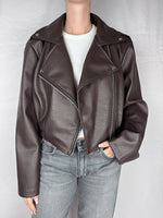 Giubbino Bomber Ecopelle Armonia Moro