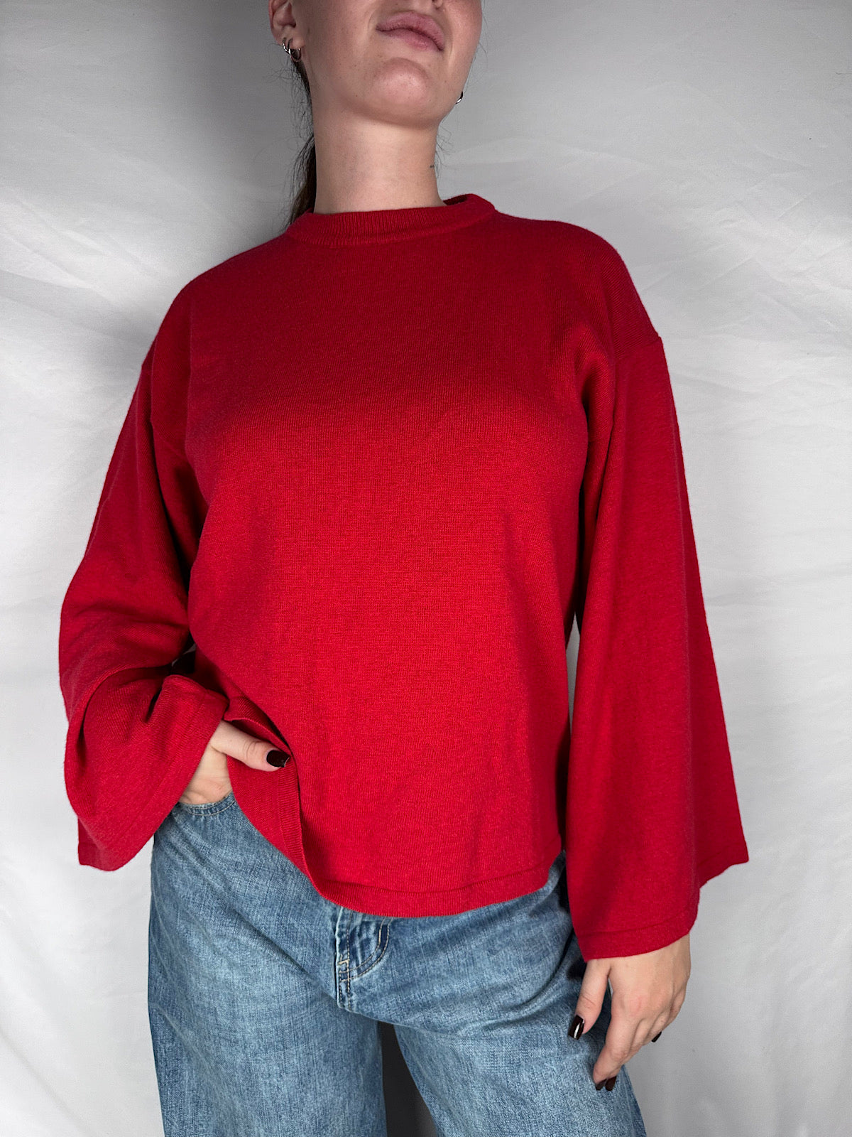 Maglia Maniche Lunghe Vicolo Rosso
