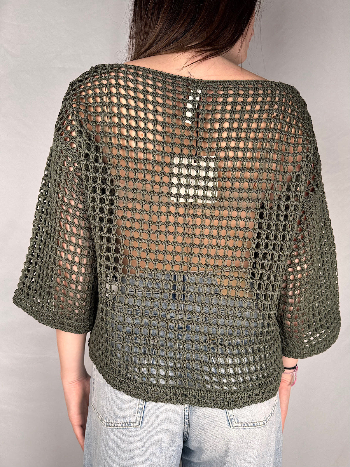 Maglia Traforata Tensione In Militare