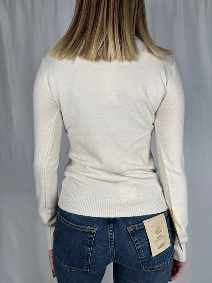 Maglia Dolcevita Panna Armonia