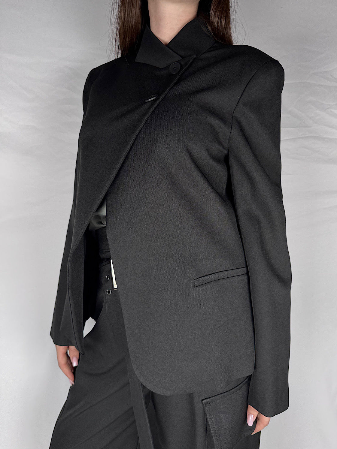 Giacca Blazer Coreana Haveone Nero
