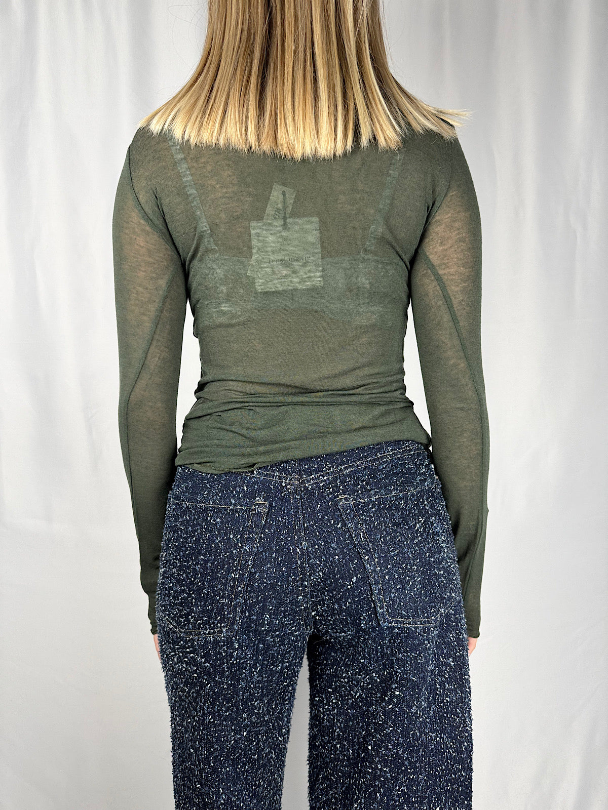 Maglia Chachemere Verde Tensione-In