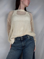 Maglia Traforata Susy Mix Burro