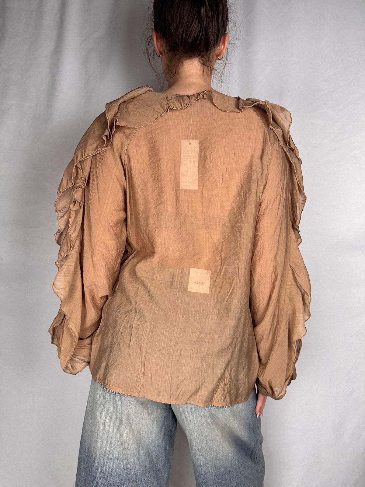 Camicia Con Gala Armonia Cammello