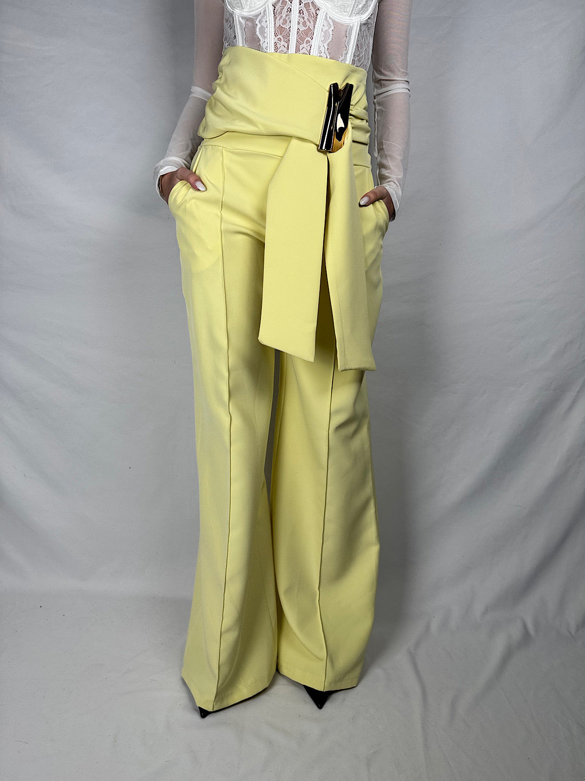 Pantalone Gioiello Giallo Armonia
